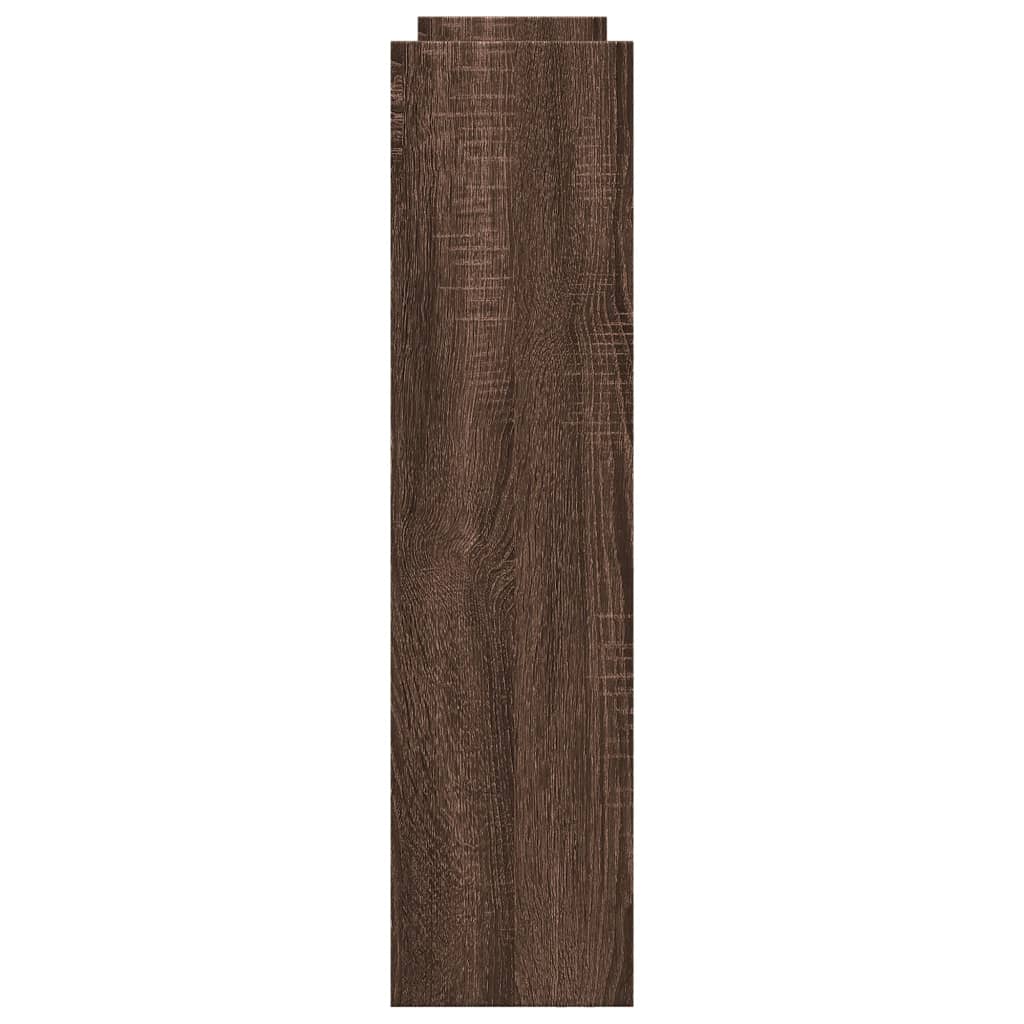 Chariot de rangement étroit 4 niveaux chêne marron - XIOS