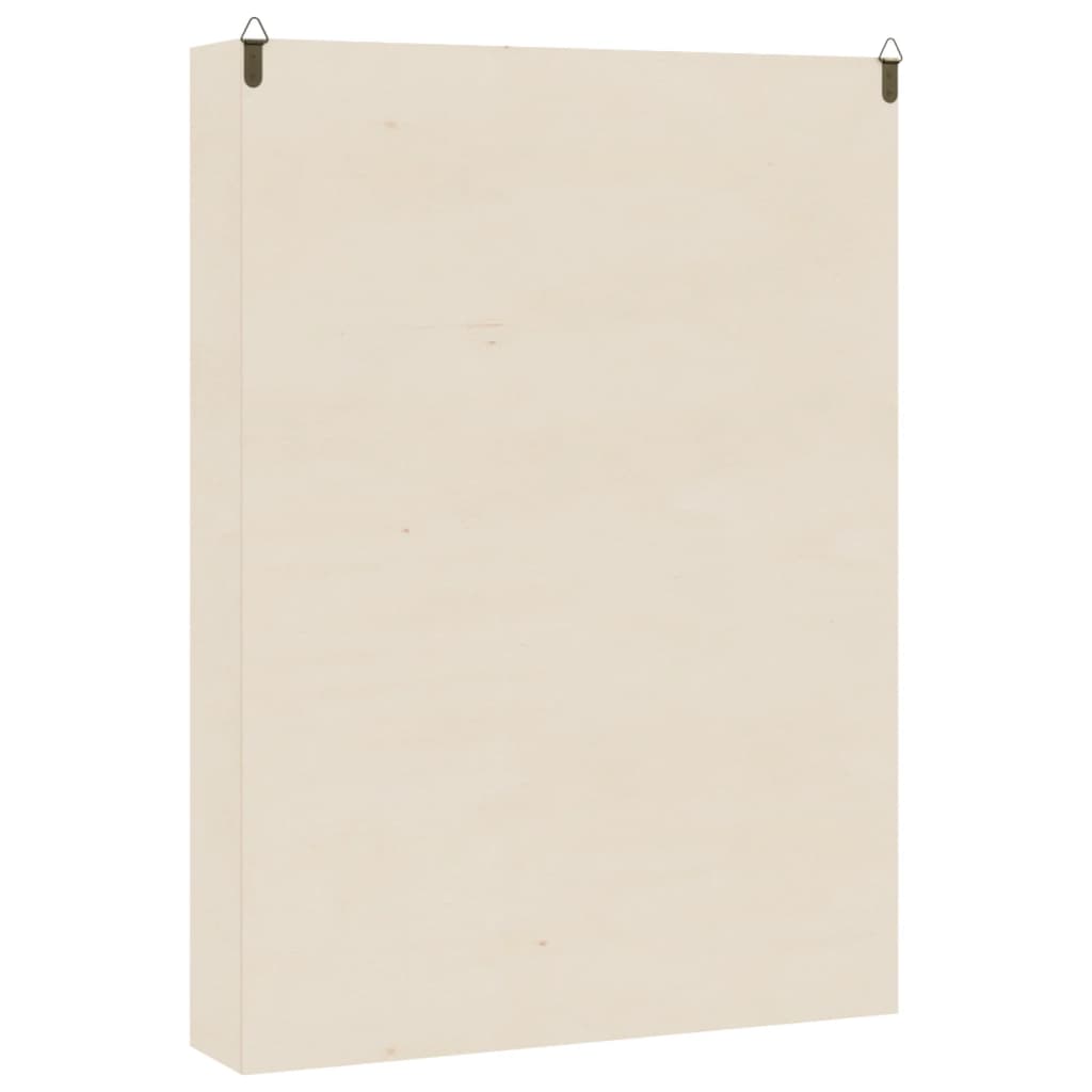 Vitrine de collection en bois avec 6 étagères 40x8,5x55 cm - XIOS