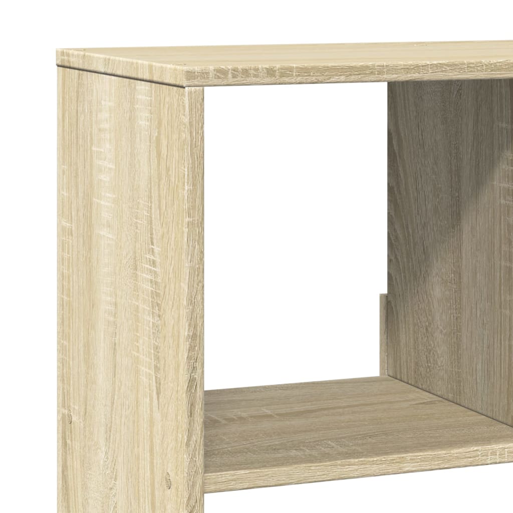 Bibliothèque chêne sonoma 100x33x125,5 cm bois d'ingénierie - XIOS