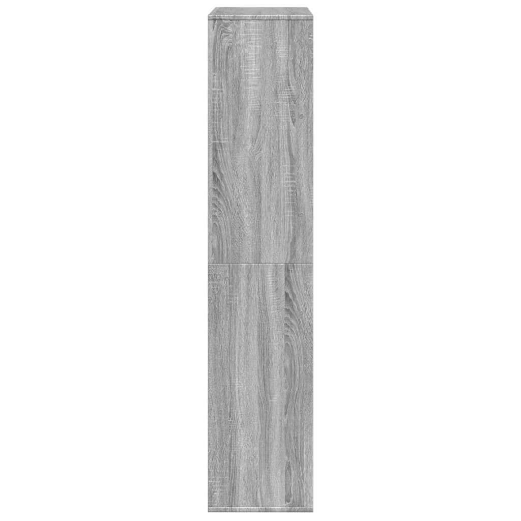 Bibliothèque sonoma gris 100x33x156,5 cm bois d'ingénierie - XIOS