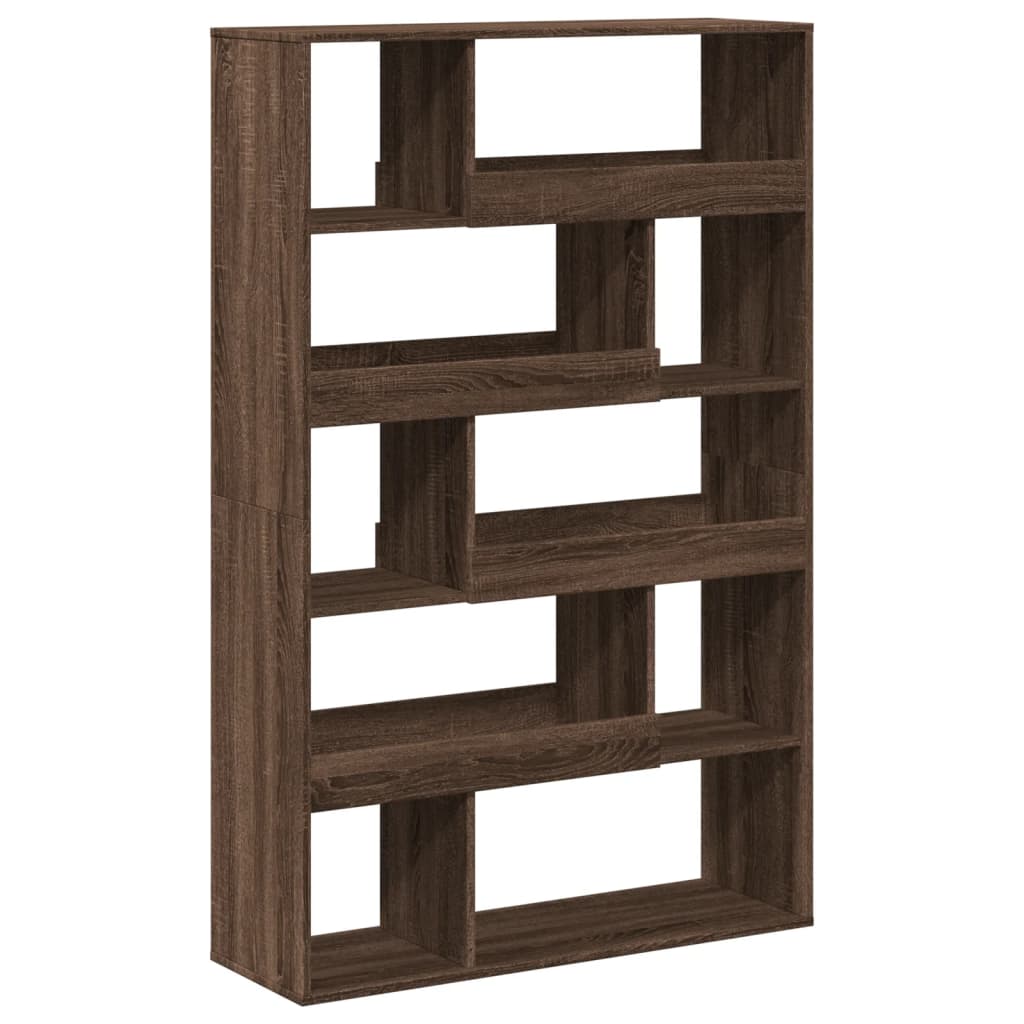 Bibliothèque chêne marron 100x33x156,5 cm bois d'ingénierie - XIOS