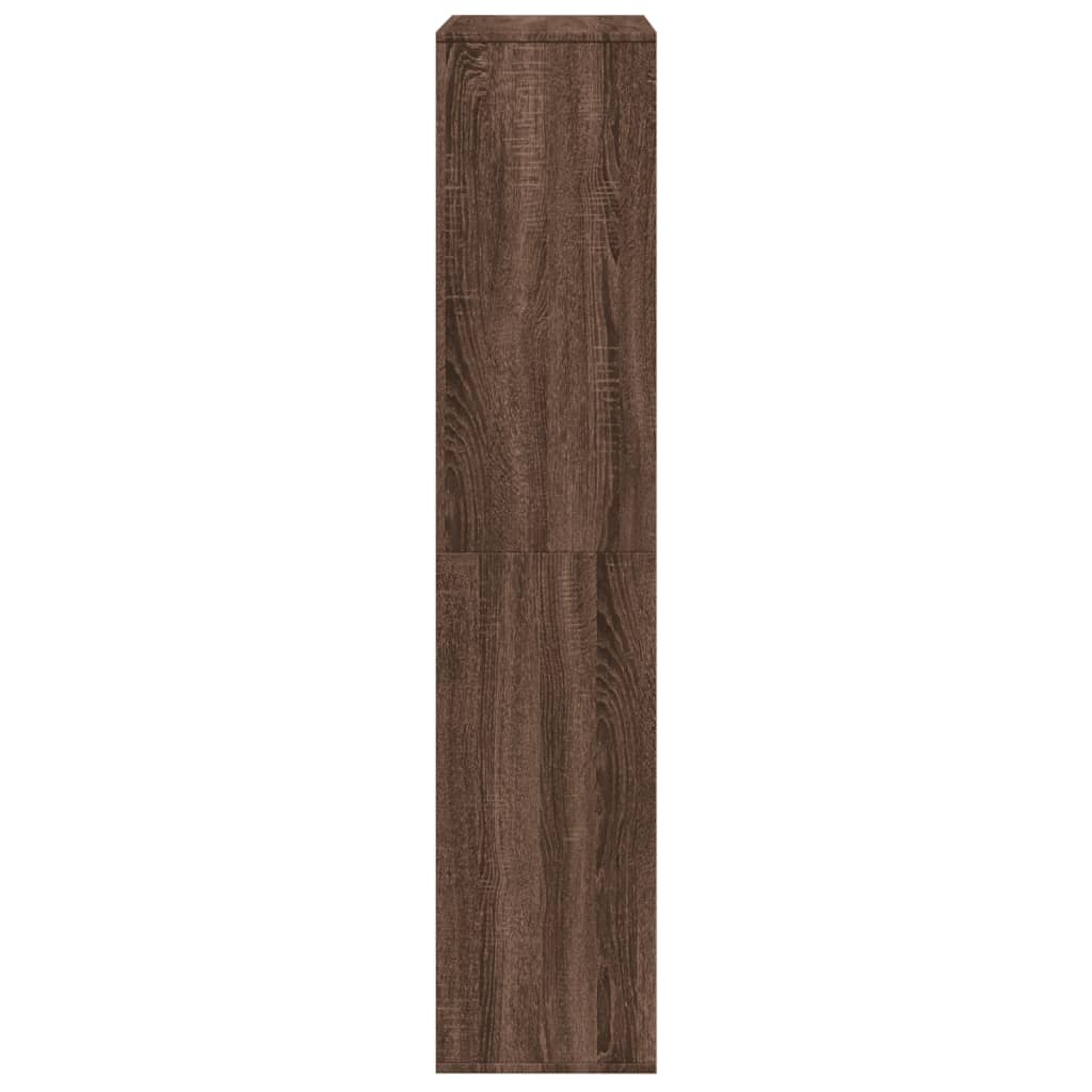 Bibliothèque chêne marron 100x33x156,5 cm bois d'ingénierie - XIOS