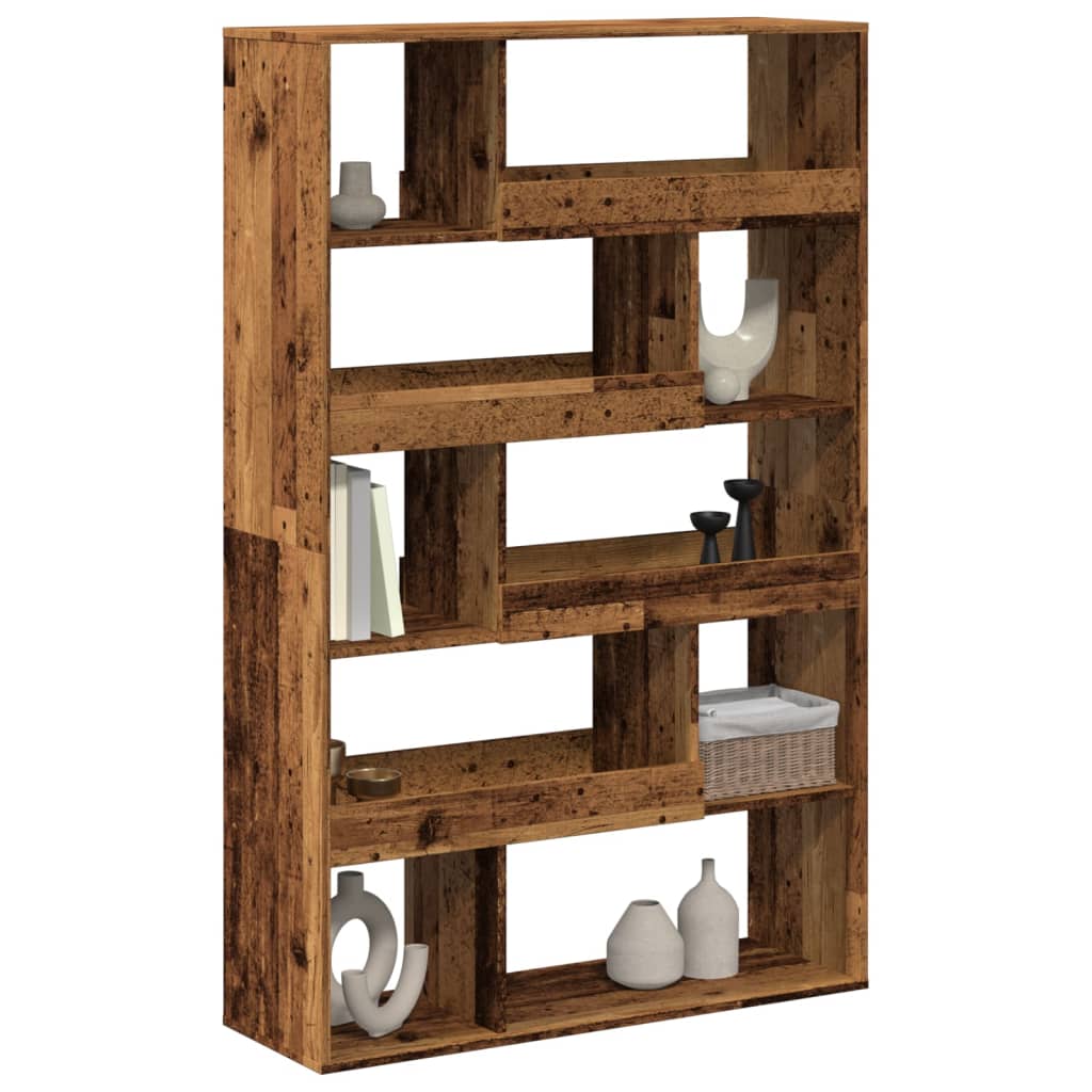 Bibliothèque vieux bois 100x33x156,5 cm bois d'ingénierie - XIOS