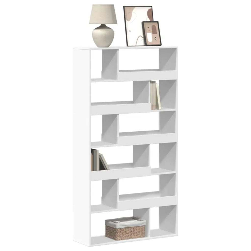 Bibliothèque blanc 100x33x187,5 cm bois d’ingénierie - XIOS