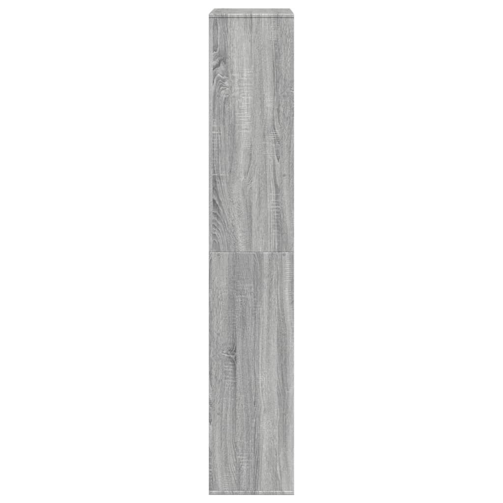 Bibliothèque sonoma gris 100x33x187,5 cm bois d'ingénierie - XIOS
