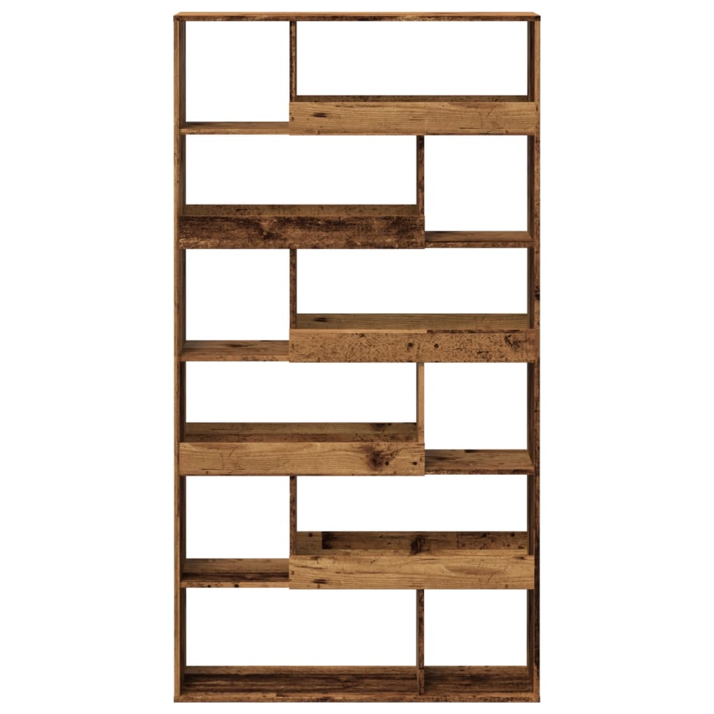 Bibliothèque vieux bois 100x33x187,5 cm bois d'ingénierie - XIOS