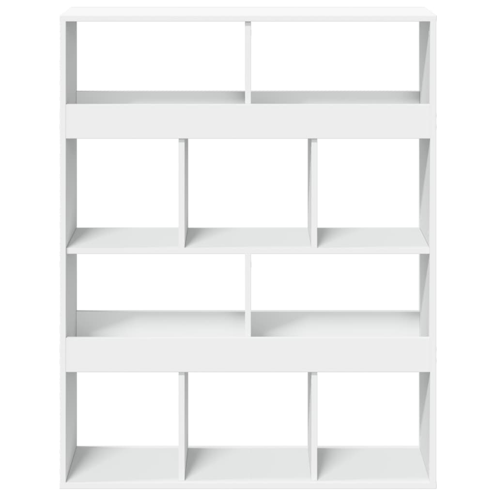 Bibliothèque blanc 100x33x125,5 cm bois d'ingénierie - XIOS