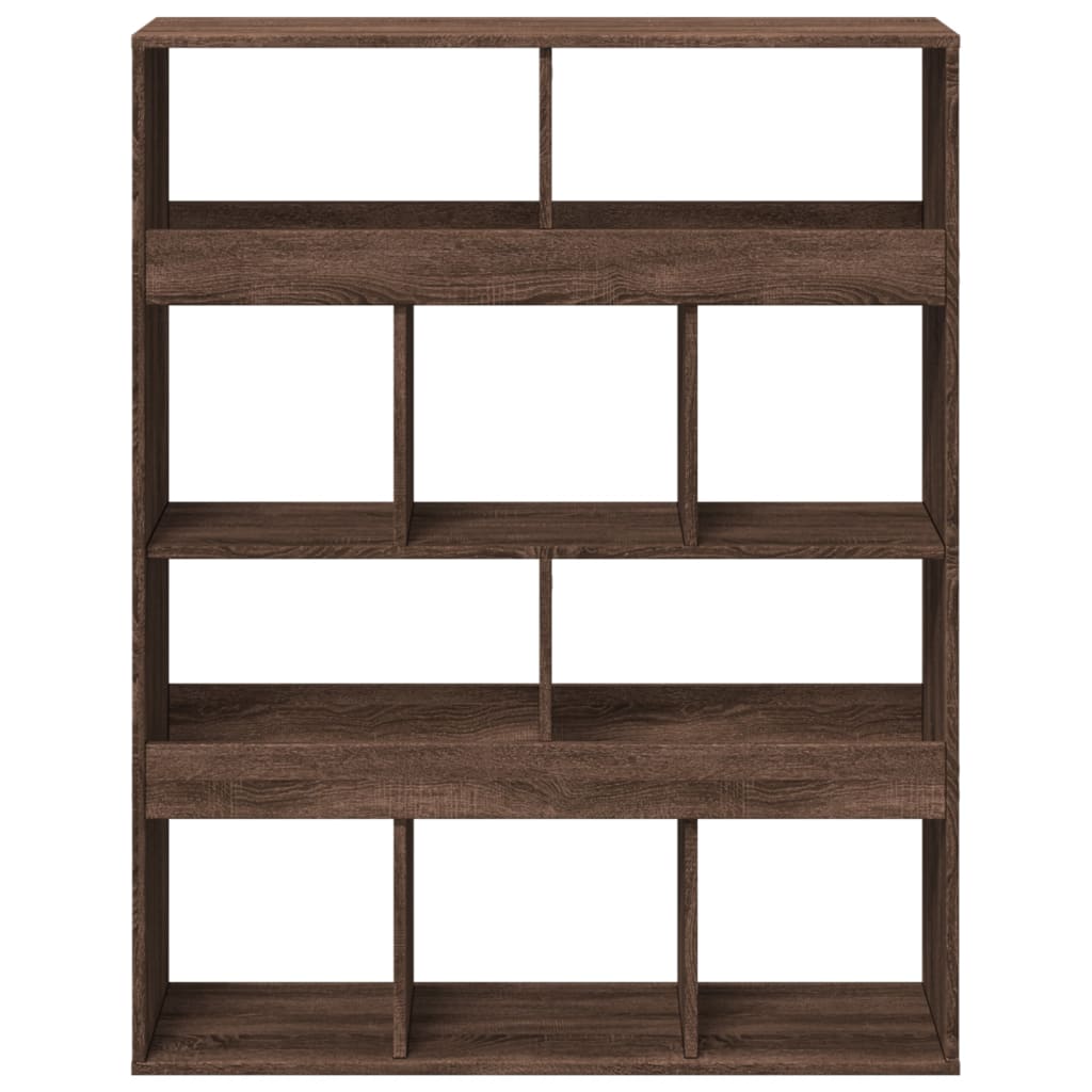 Bibliothèque chêne marron 100x33x125,5 cm bois d'ingénierie - XIOS