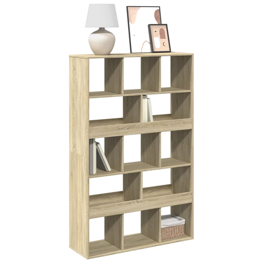 Bibliothèque chêne sonoma 100x33x156,5 cm bois d'ingénierie - XIOS