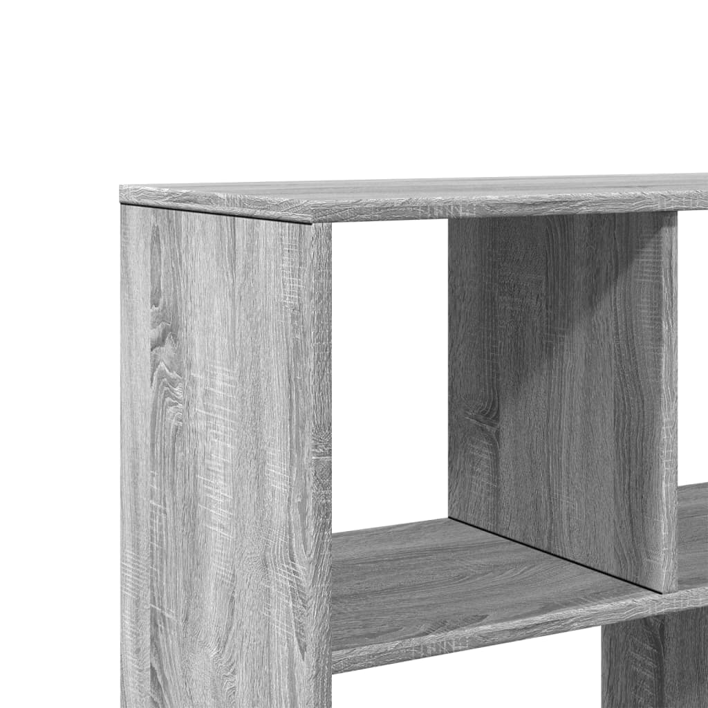 Bibliothèque sonoma gris 100x33x156,5 cm bois d'ingénierie - XIOS