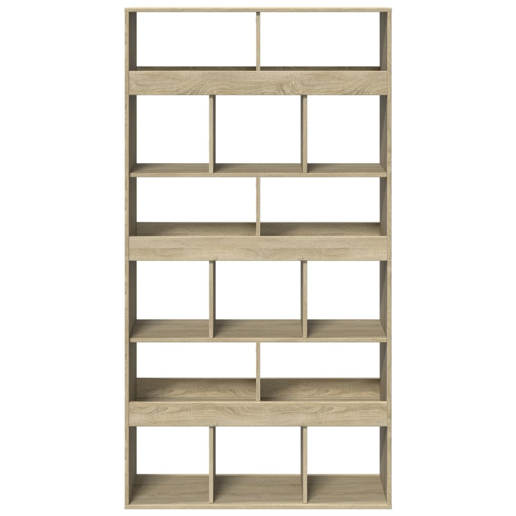 Bibliothèque chêne sonoma 100x33x187,5 cm bois d'ingénierie - XIOS