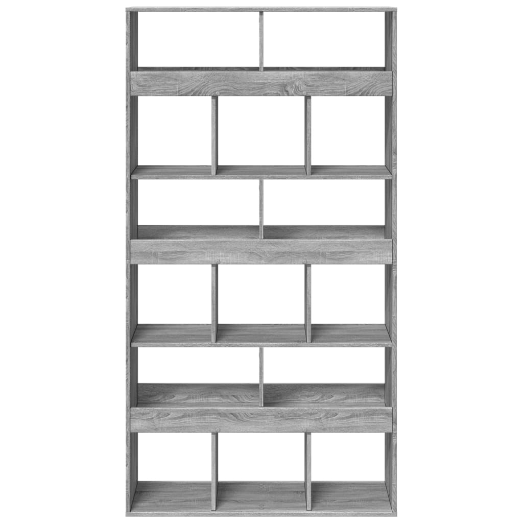 Bibliothèque sonoma gris 100x33x187,5 cm bois d'ingénierie - XIOS