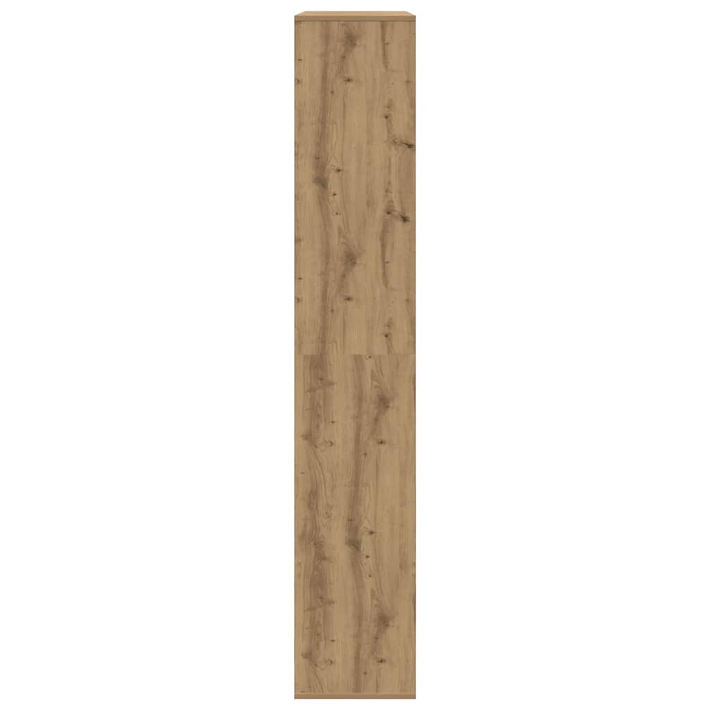 Bibliothèque chêne artisanal 100x33x187,5 cm bois d'ingénierie - XIOS