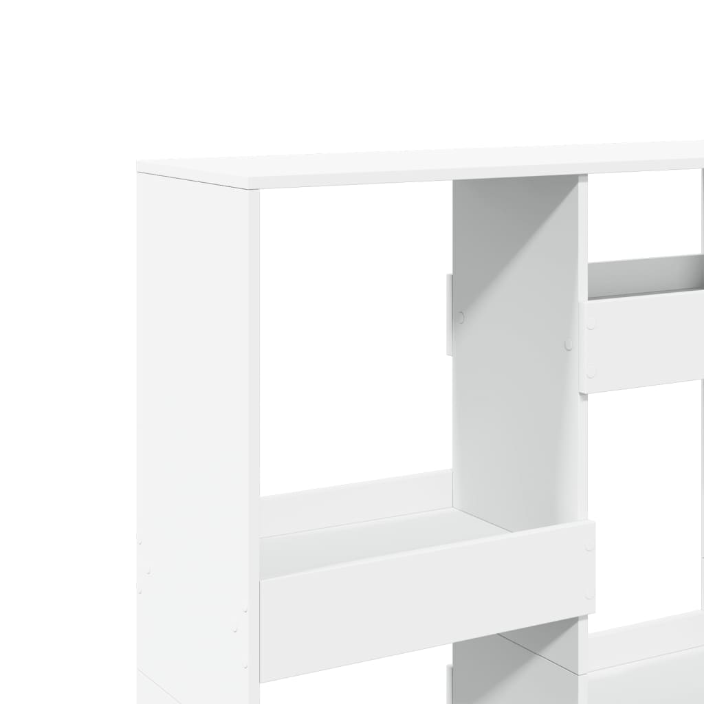 Bibliothèque blanc 100x33x135 cm bois d'ingénierie - XIOS