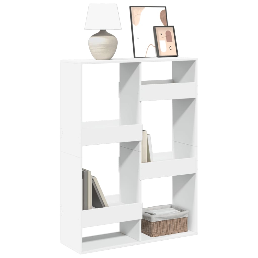 Bibliothèque blanc 100x33x135 cm bois d'ingénierie - XIOS