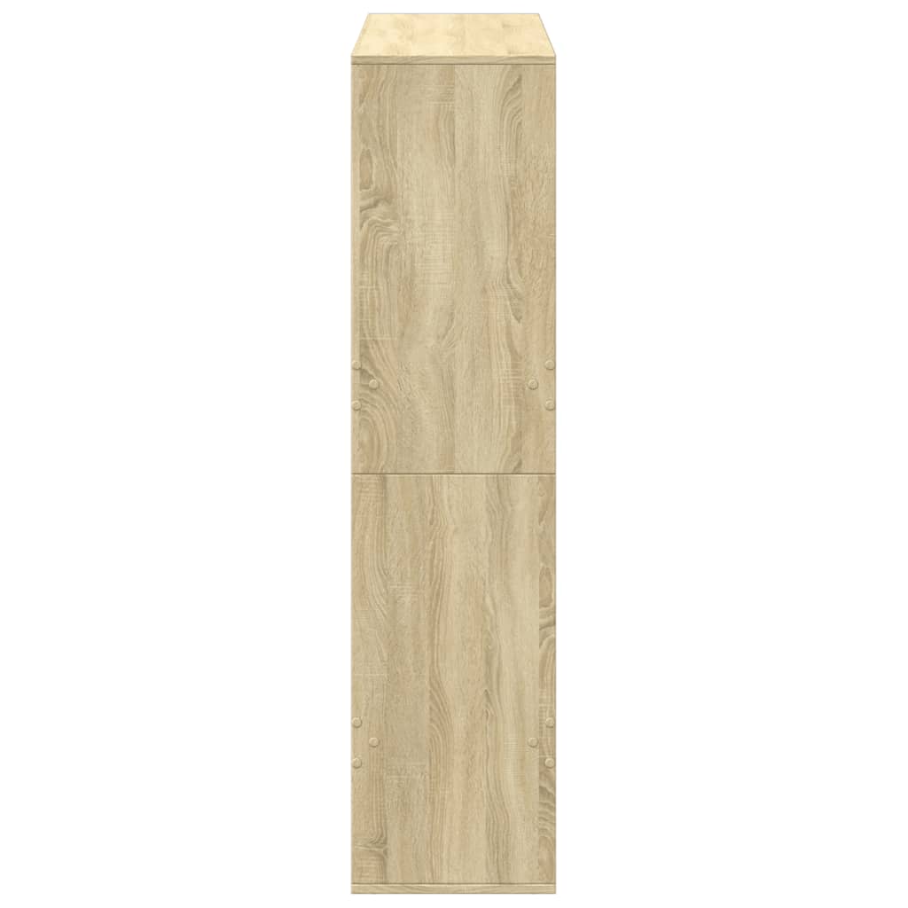 Bibliothèque chêne sonoma 100x33x135 cm bois d'ingénierie - XIOS