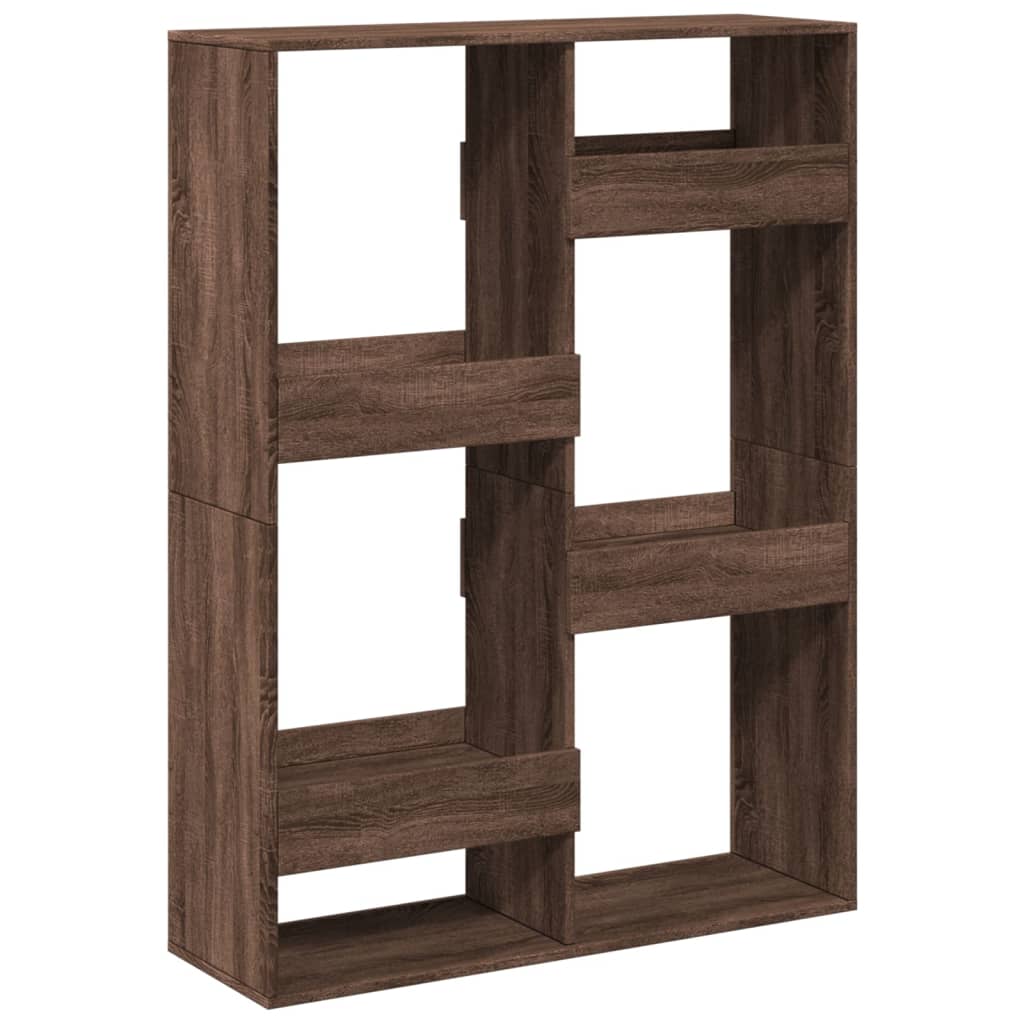 Bibliothèque chêne marron 100x33x135 cm bois d'ingénierie - XIOS