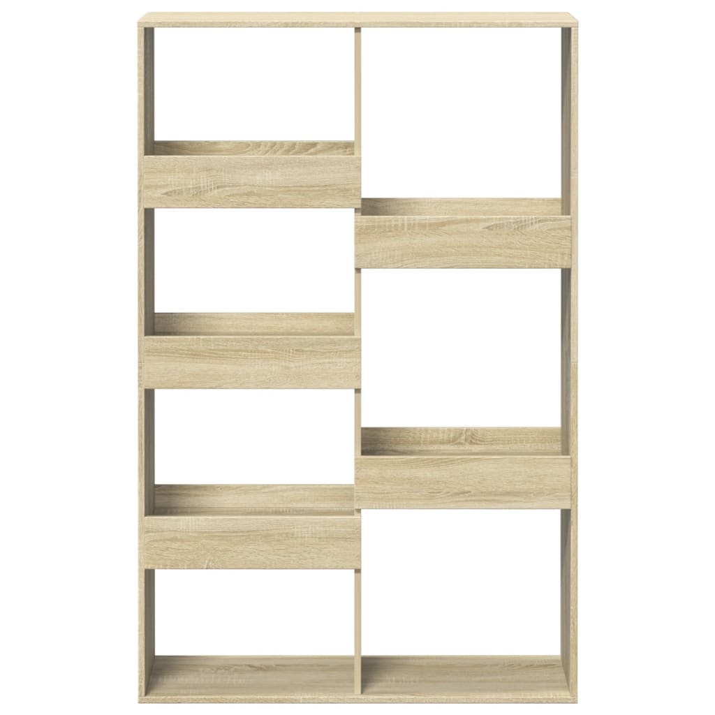 Bibliothèque chêne sonoma 100x33x155,5 cm bois d'ingénierie - XIOS