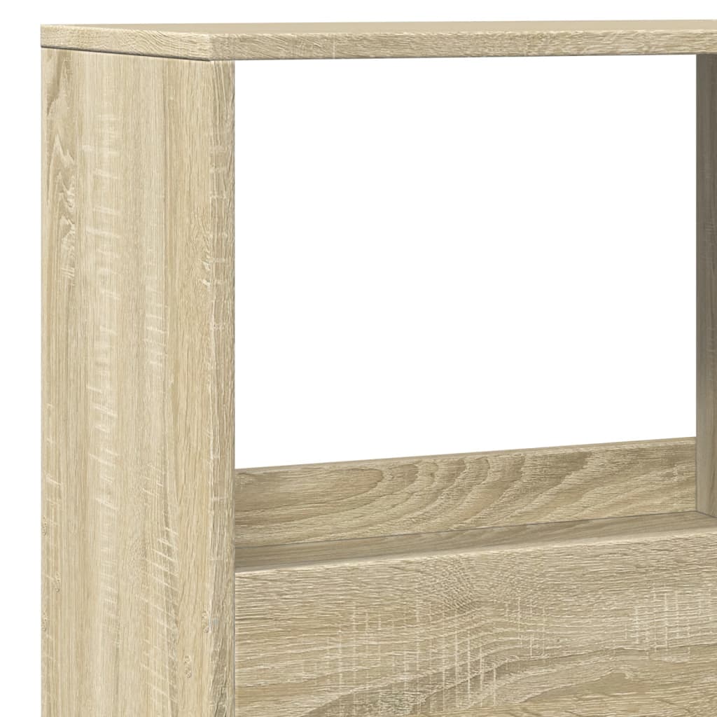 Bibliothèque chêne sonoma 100x33x155,5 cm bois d'ingénierie - XIOS