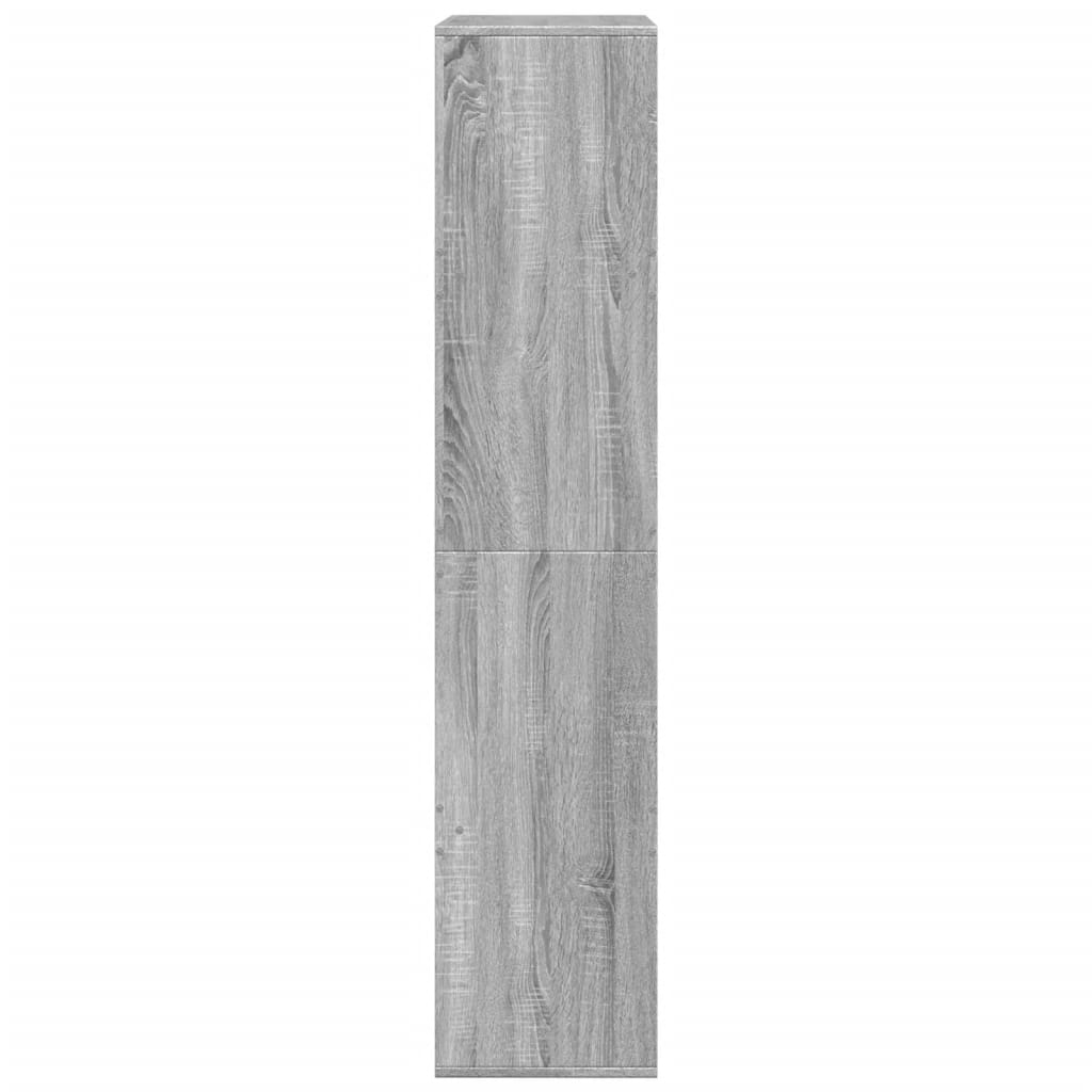Bibliothèque sonoma gris 100x33x155,5 cm bois d'ingénierie - XIOS