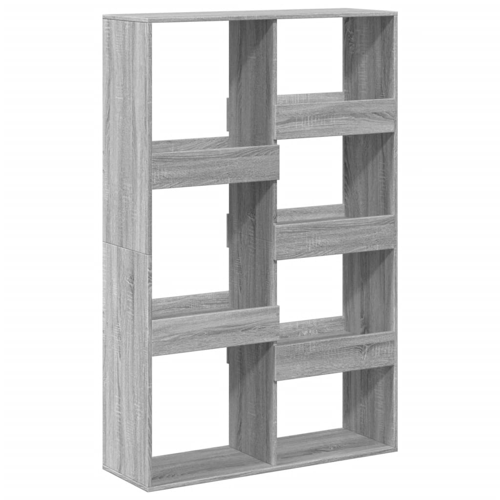 Bibliothèque sonoma gris 100x33x155,5 cm bois d'ingénierie - XIOS