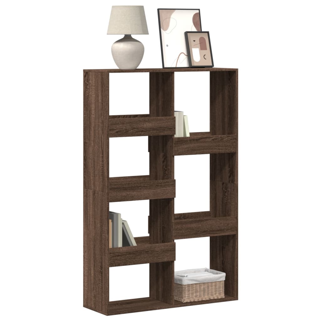 Bibliothèque chêne marron 100x33x155,5 cm bois d'ingénierie - XIOS
