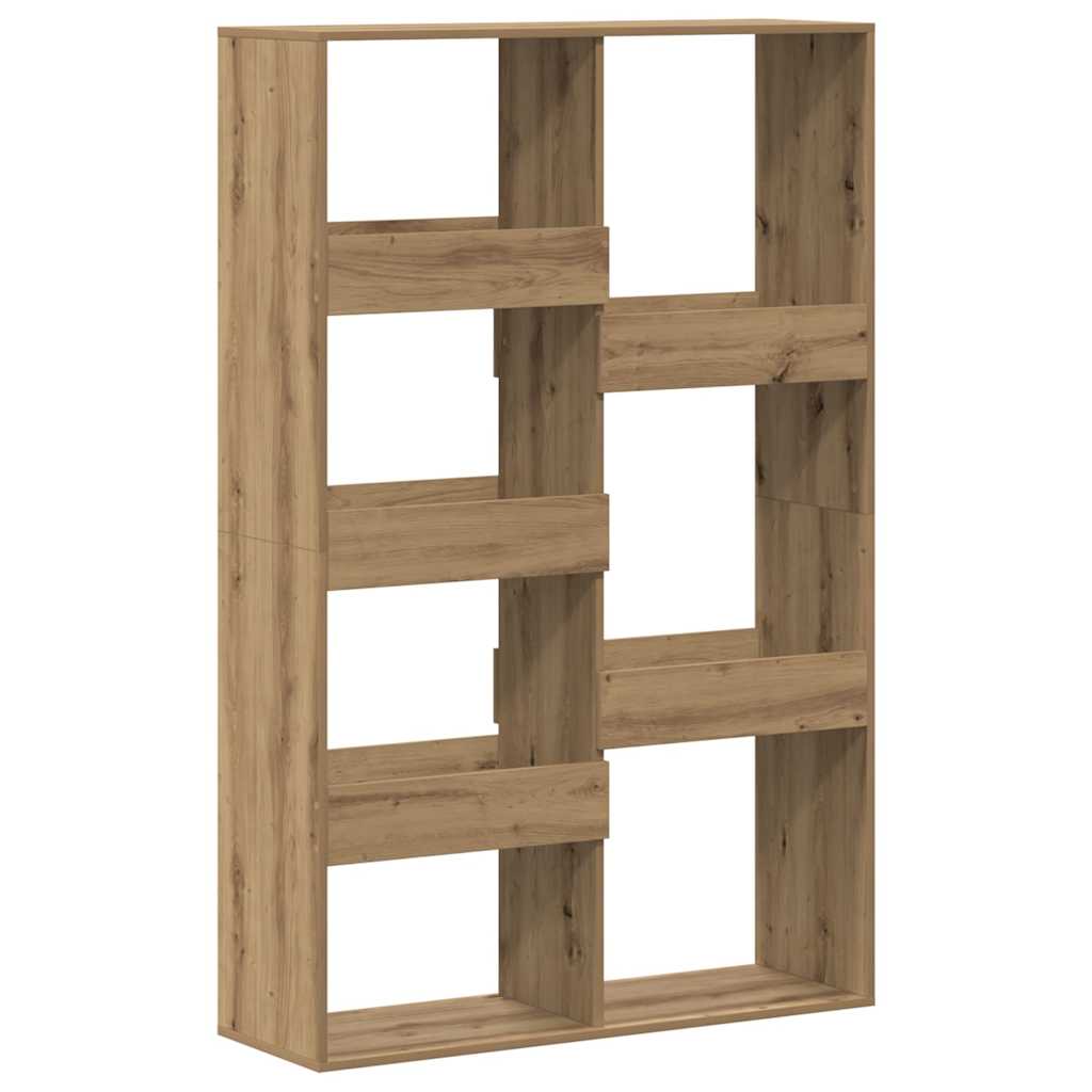 Bibliothèque chêne artisanal 100x33x155,5 cm bois d'ingénierie - XIOS