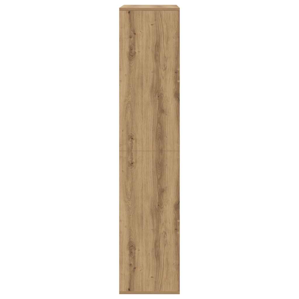 Bibliothèque chêne artisanal 100x33x155,5 cm bois d'ingénierie - XIOS