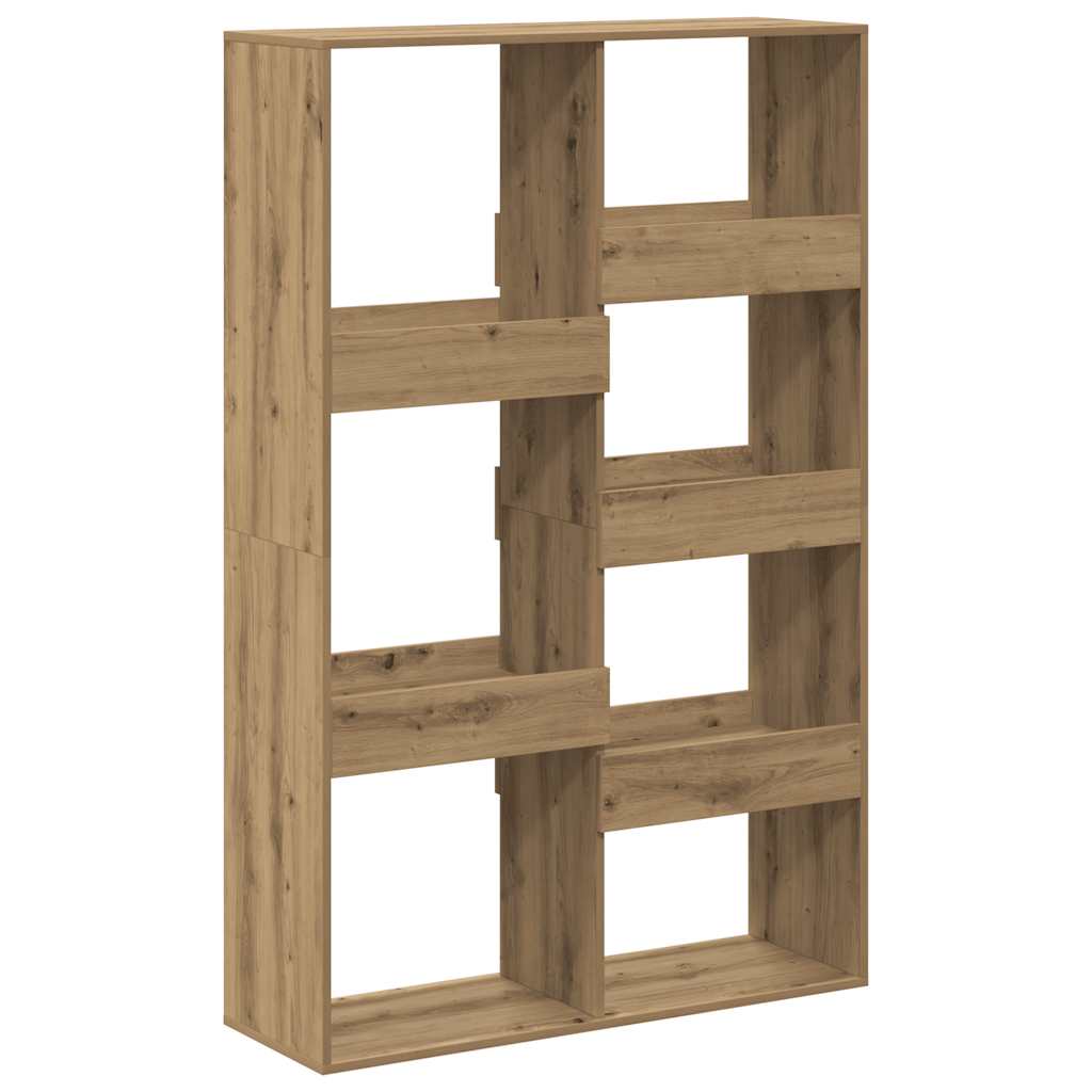 Bibliothèque chêne artisanal 100x33x155,5 cm bois d'ingénierie - XIOS