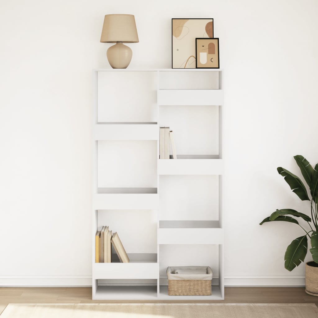 Bibliothèque blanc 100x33x175 cm bois d'ingénierie - XIOS