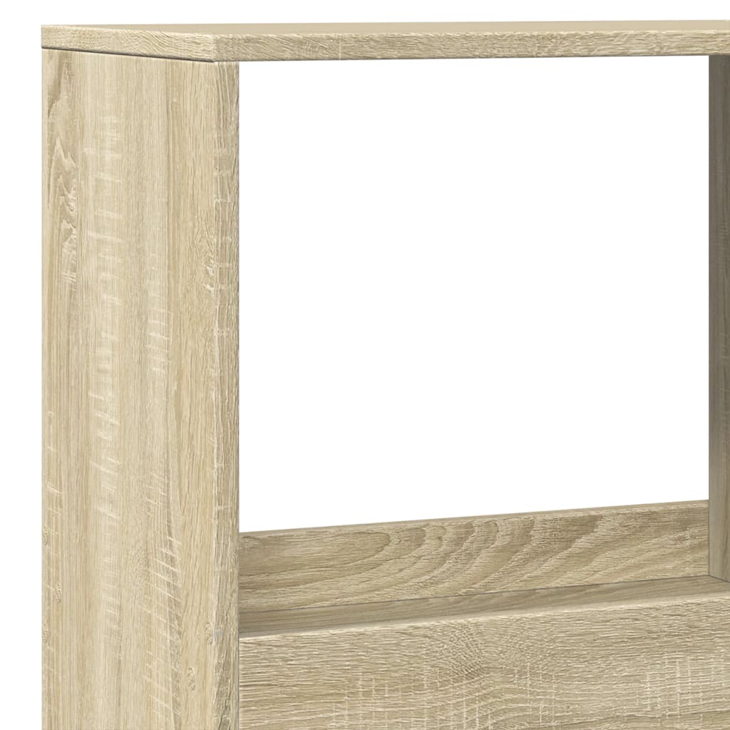 Bibliothèque chêne sonoma 100x33x175 cm bois d'ingénierie - XIOS