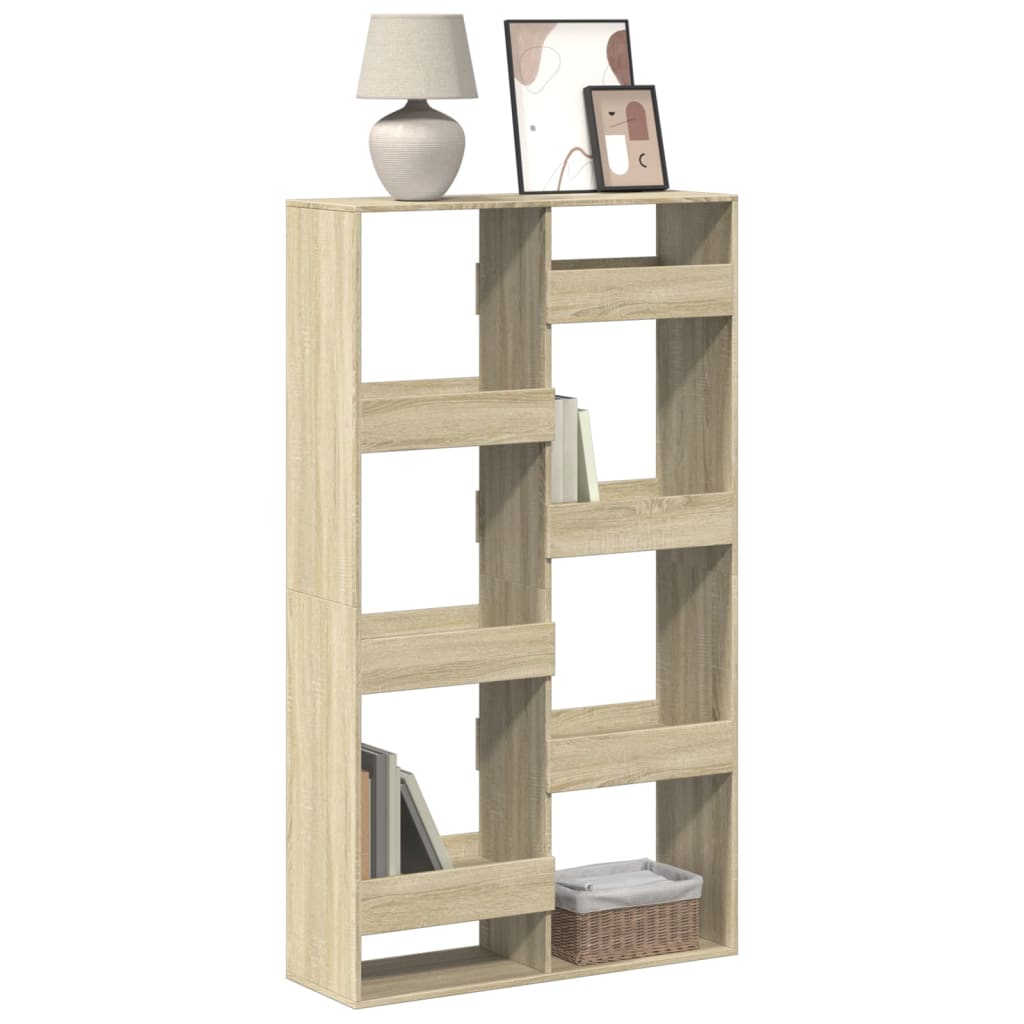 Bibliothèque chêne sonoma 100x33x175 cm bois d'ingénierie - XIOS