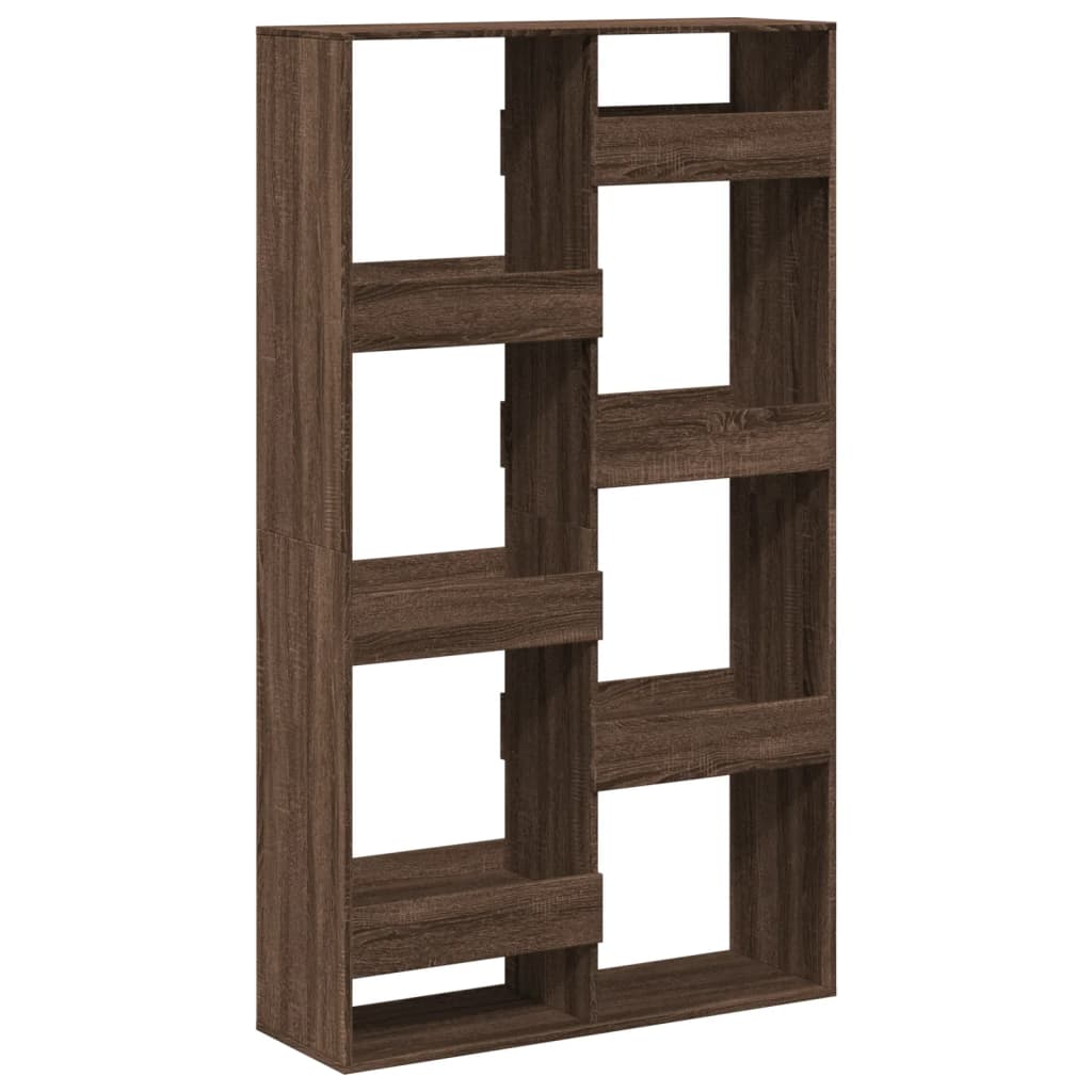 Bibliothèque chêne marron 100x33x175 cm bois d'ingénierie - XIOS
