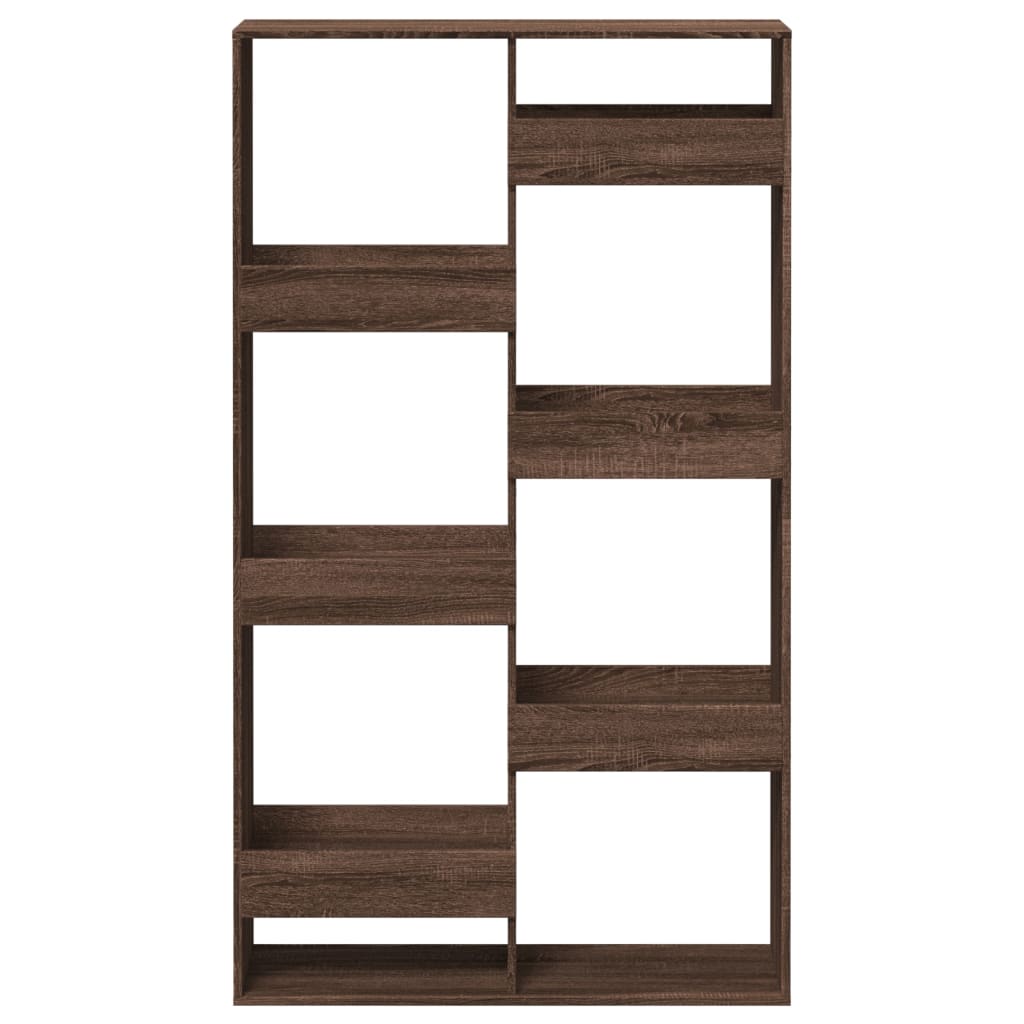 Bibliothèque chêne marron 100x33x175 cm bois d'ingénierie - XIOS