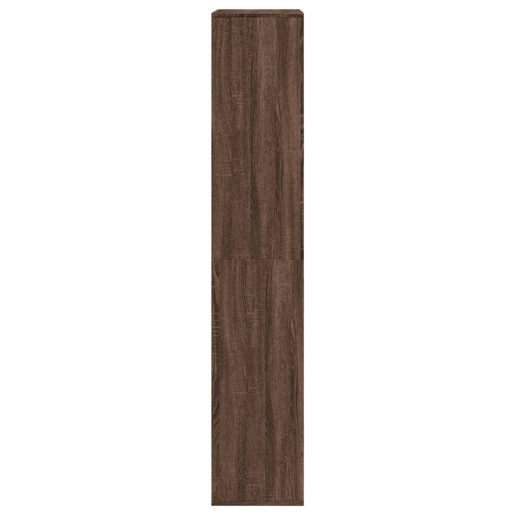 Bibliothèque chêne marron 100x33x175 cm bois d'ingénierie - XIOS