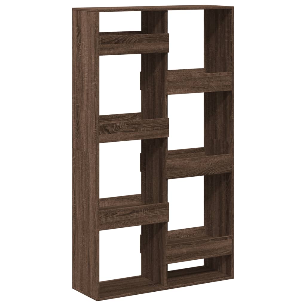 Bibliothèque chêne marron 100x33x175 cm bois d'ingénierie - XIOS