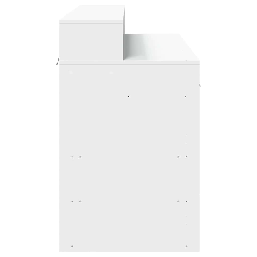 Bureau avec lumières LED blanc 120x55x91 cm bois d'ingénierie - XIOS