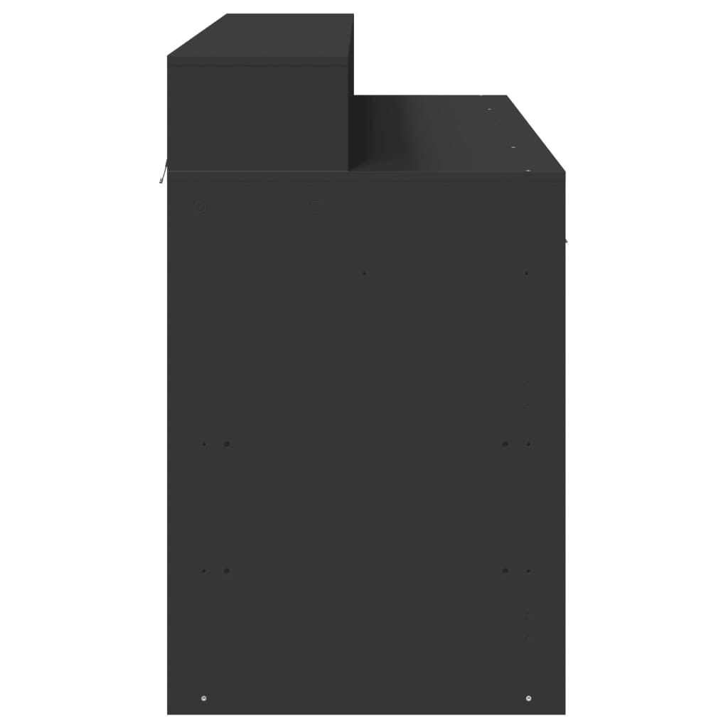 Bureau avec lumières LED noir 120x55x91 cm bois d'ingénierie - XIOS