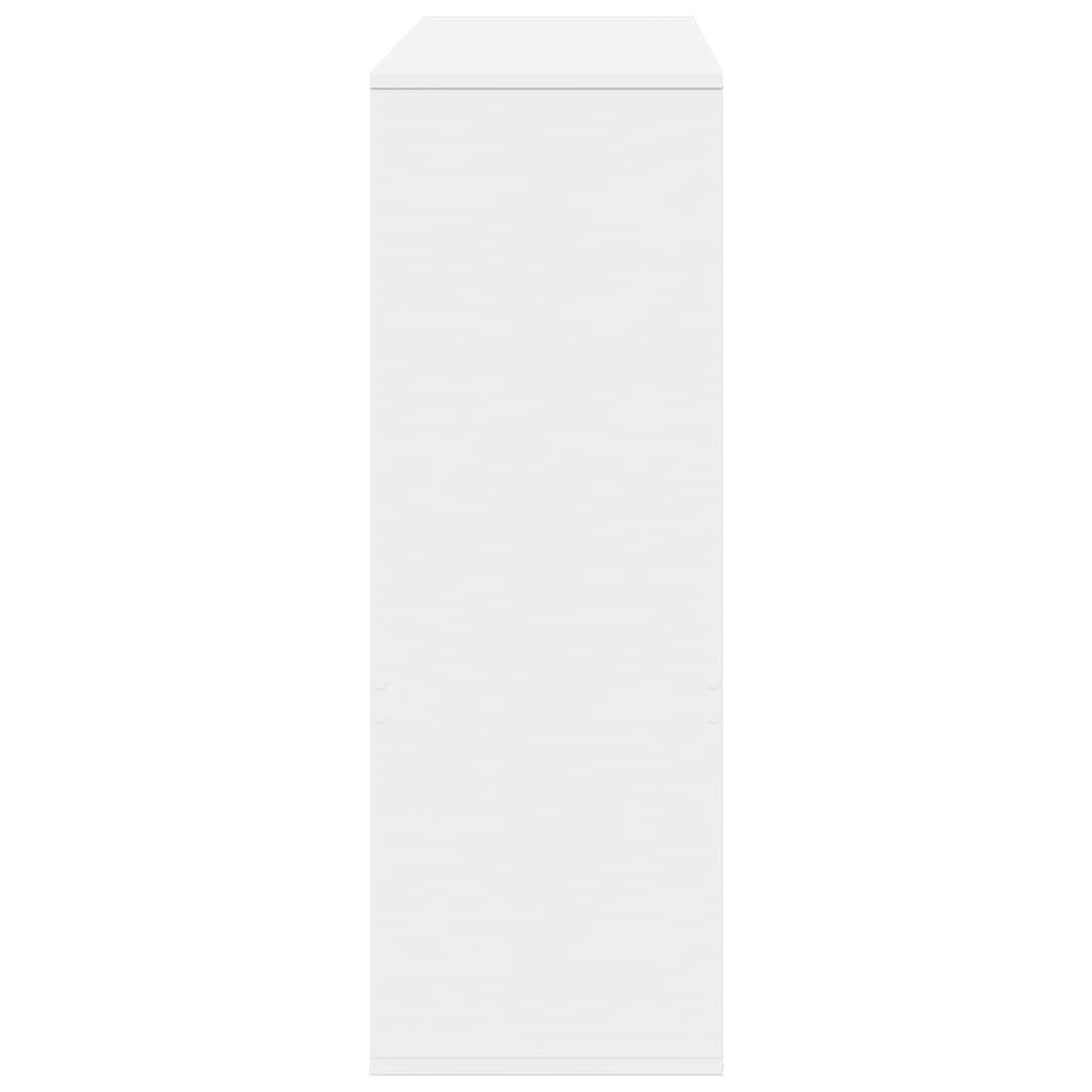 Cloison de séparation blanc 100x33x94,5 cm bois d'ingénierie - XIOS