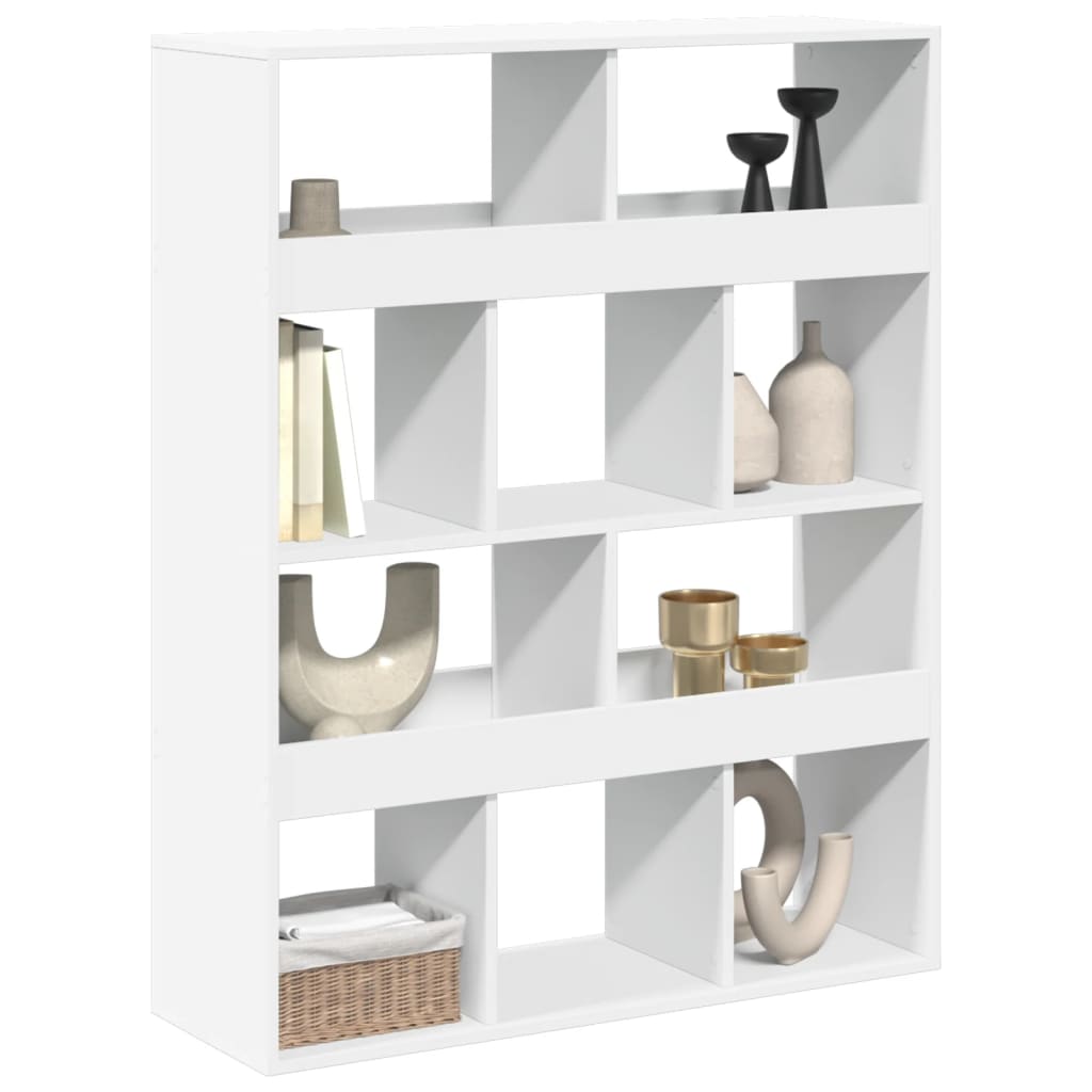 Cloison de séparation blanc 100x33x125,5 cm bois d'ingénierie - XIOS
