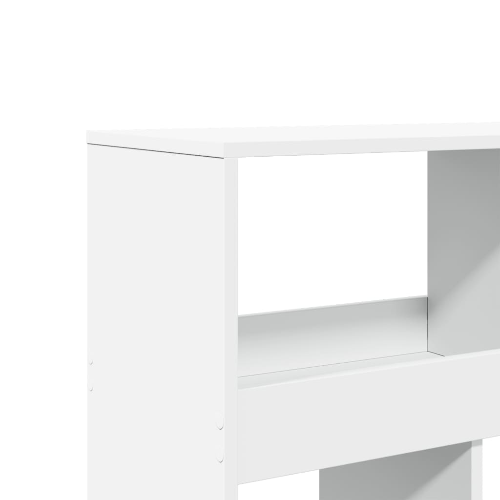 Cloison de séparation blanc 100x33x125,5 cm bois d'ingénierie - XIOS