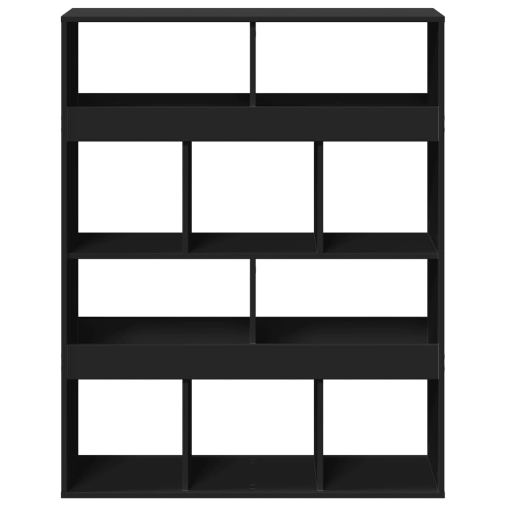 Cloison de séparation noir 100x33x125,5 cm bois d'ingénierie - XIOS