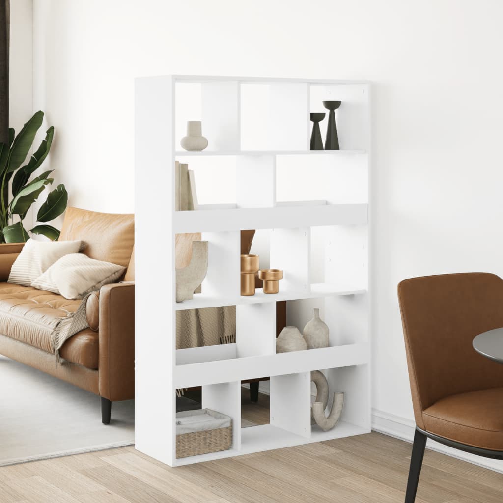 Cloison de séparation blanc 100x33x156,5 cm bois d'ingénierie - XIOS