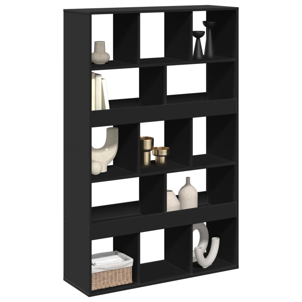 Cloison de séparation noir 100x33x156,5 cm bois d'ingénierie - XIOS