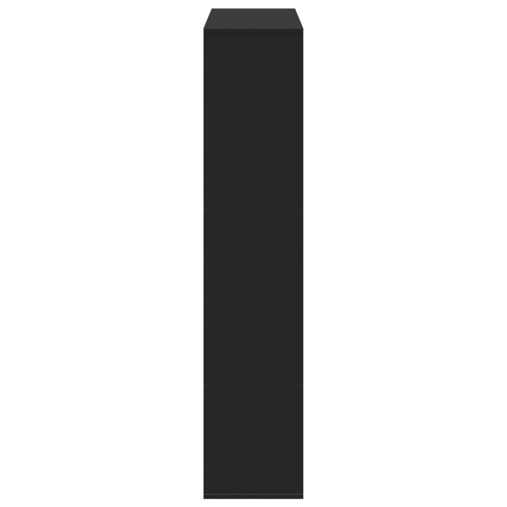 Cloison de séparation noir 100x33x156,5 cm bois d'ingénierie - XIOS