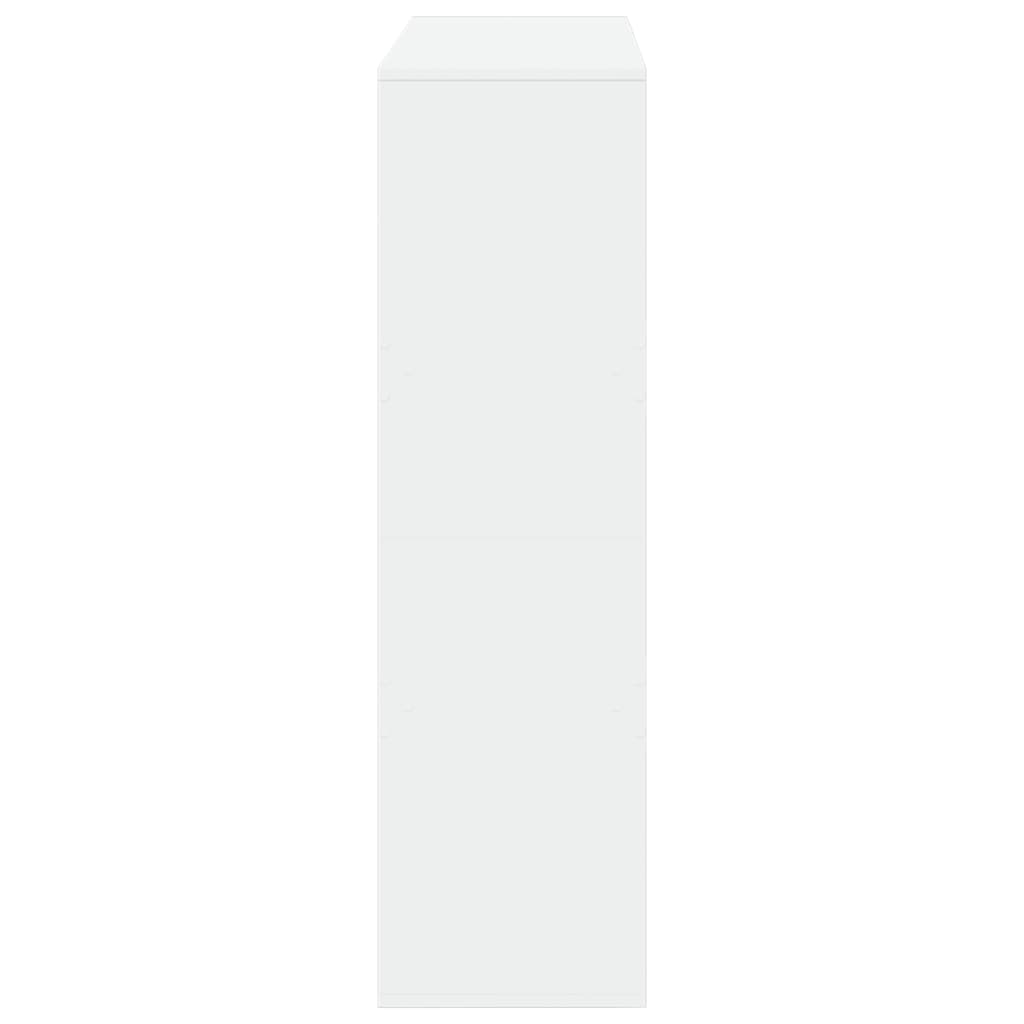 Cloison de séparation blanc 100x33x115 cm bois d'ingénierie - XIOS