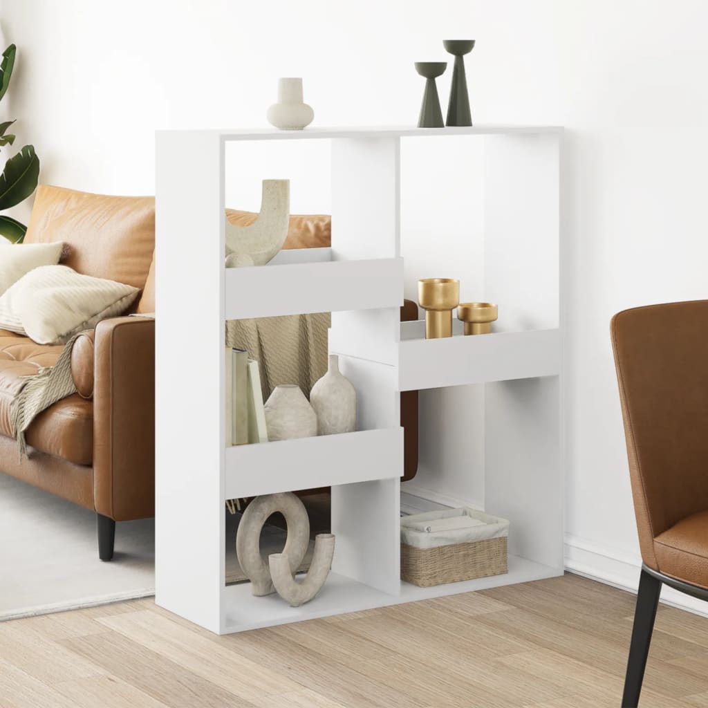 Cloison de séparation blanc 100x33x115 cm bois d'ingénierie - XIOS