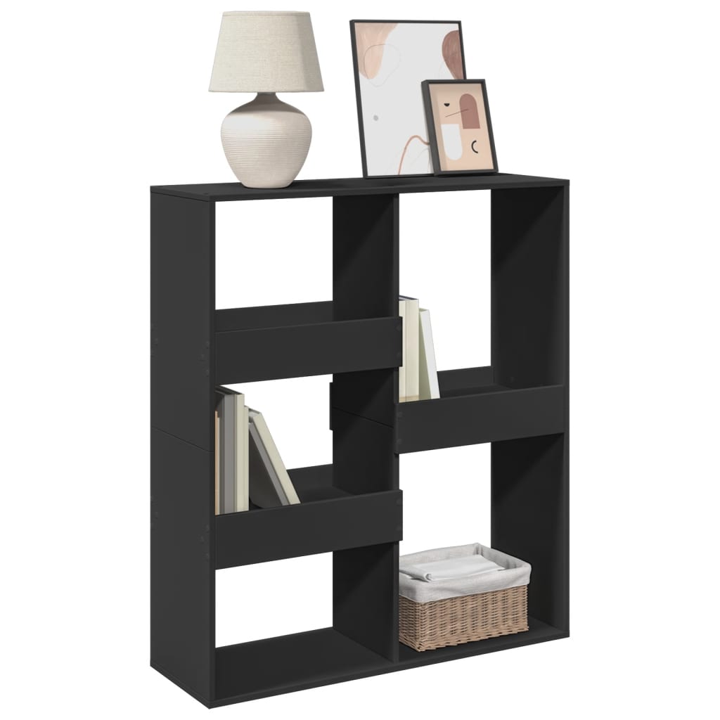 Cloison de séparation noir 100x33x115 cm bois ingénierie - XIOS