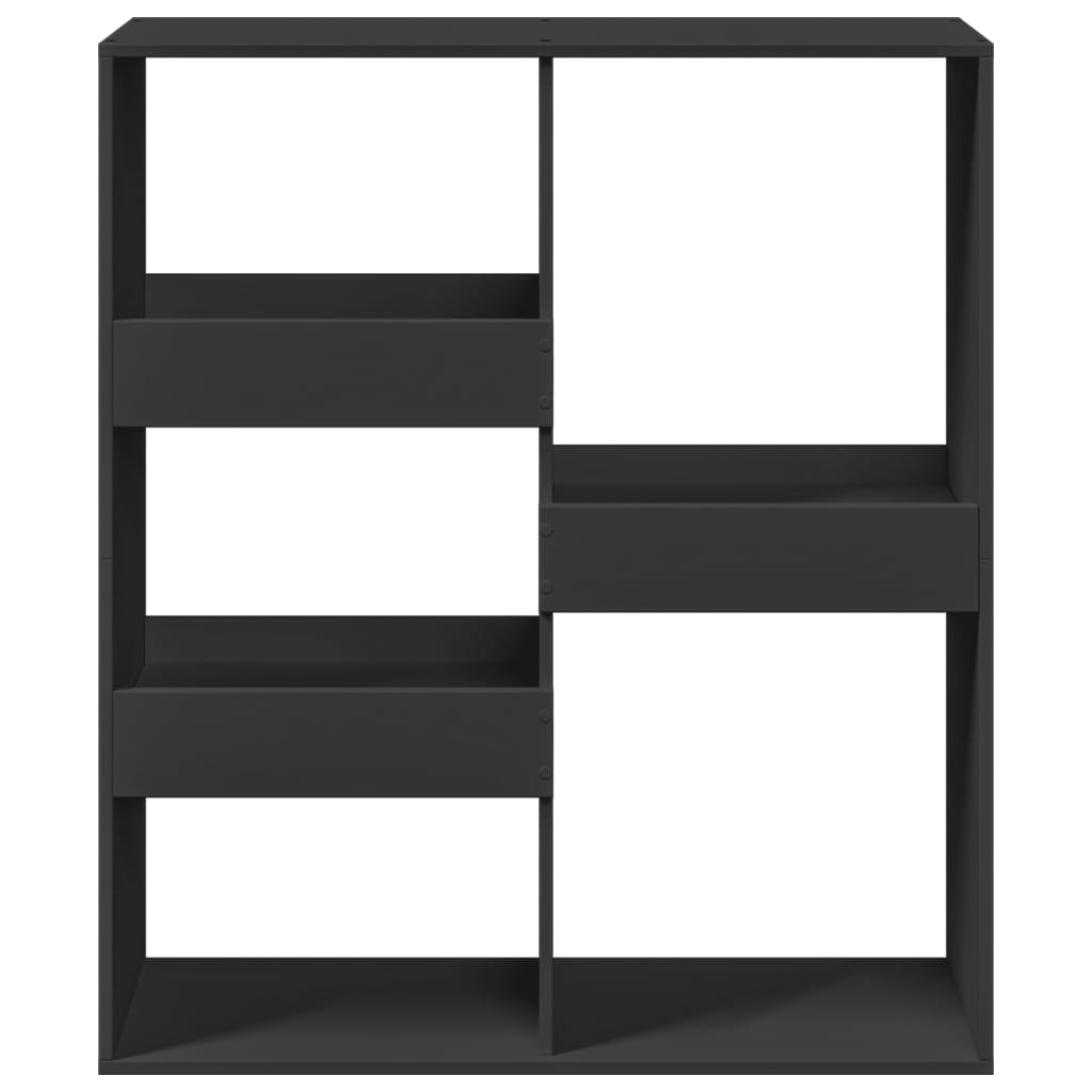 Cloison de séparation noir 100x33x115 cm bois ingénierie - XIOS
