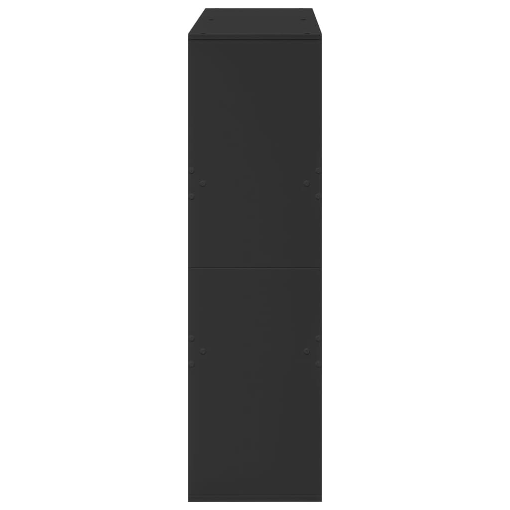 Cloison de séparation noir 100x33x115 cm bois ingénierie - XIOS